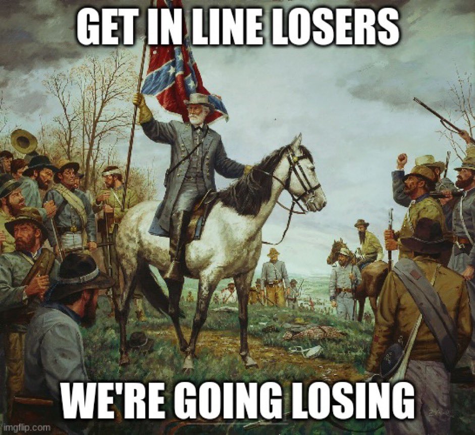 SBeekeeper's tweet photo. Most of my underwear has lasted longer than the confederacy.
#Confederacy #Traitors #FlagOfHate #UnitedWeStandDividedWeFall https://t.co/7qlNRoV1vn