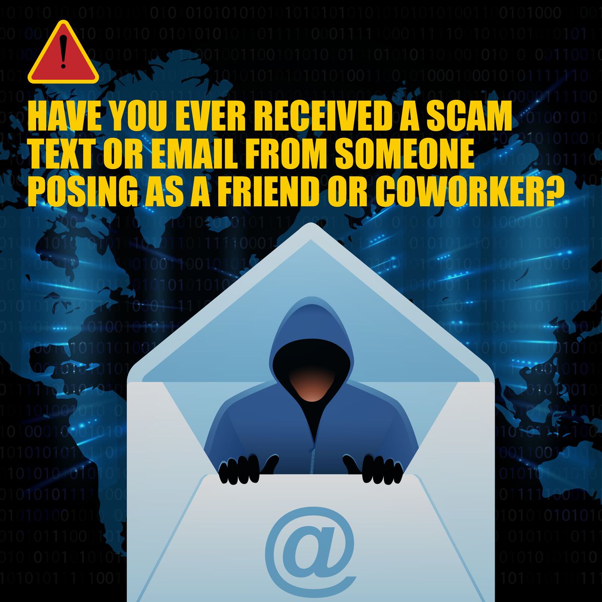 TBJFresno's tweet image. ‼️ Let us know if you have received a scam text or call from someone posing as a friend or coworker. Dm us or email our reporter Ben at ben@thebusinessjournal.com if you have experienced these type of scams before. Stay safe! 

#scams #scamcall #scamtext #news #thebusinessjournal