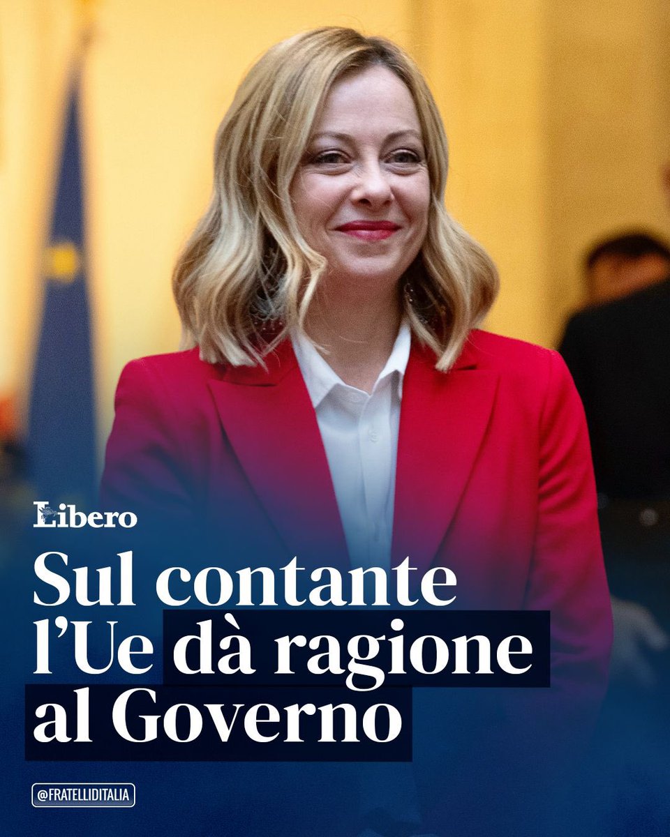 🔵 Ricordate le polemiche pretestuose delle opposizioni sulla scelta del #GovernoMeloni di innalzare il tetto al contante? Oggi a smontarle arriva l’Ue. 

Adesso a sinistra cosa inventeranno, anche l’Europa vuole favorire gli evasori?