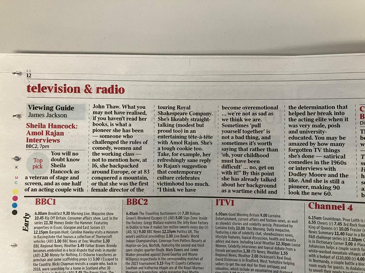 amolrajan's tweet photo. Polite, humble reminder. If you’re in need of 45mins entertainment and enlightenment, I’ve interviewed the remarkable and pioneering SHEILA HANCOCK, it’s on @BBCiPlayer now, or @BBCTwo at 7pm, and Critic’s Choice all over the shop. 

She is 91, mesmering, mischievous, and open. https://t.co/VYh7UG8cbq