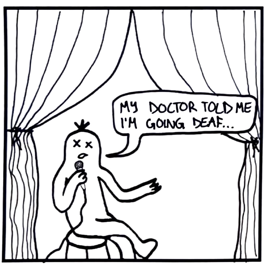 SundayCosmicTrp's tweet photo. every comedian's worst nightmare... #standup #comedian #comics #comicstrip  #webtoonseries #webcomics #comicsart https://t.co/WY8PvltUYF