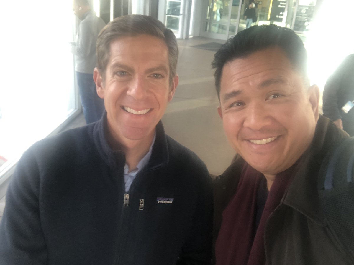 NealPresa's tweet photo. @RepMikeLevin Good to run-in to you at the airport. Welcome back as I head out. https://t.co/2csh3EdMWO
