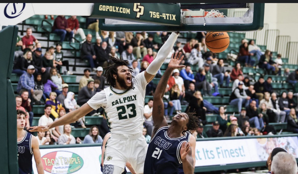 Dyljones51's tweet photo. Extremely blessed and grateful to have earned an offer from Cal Poly #gomustangs #blessings @evricgray23 @SnowBasketball @SaltLakeRebels https://t.co/m3fvaQE2dB