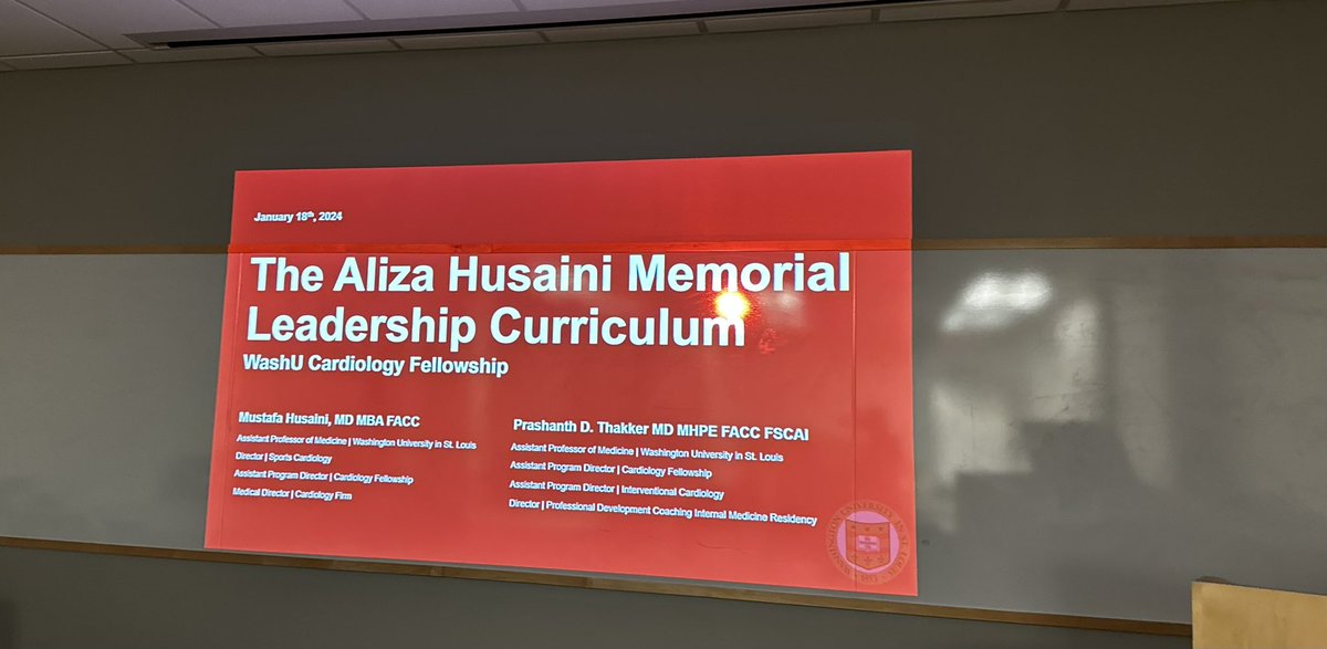 Mustafa Husaini MD MBA FACC (@husainim) on Twitter photo So fortunate and proud to say that our first session of the <a href="/WUCardioFellows/">WashU Cardiology Fellowship</a> leadership curriculum launched last night!!
We are all learning from our collective stories!
#beBETTERnotBitter
<a href="/akates1/">Andy Kates</a> <a href="/prathakker/">Prashanth D. Thakker</a> So fortunate and proud to say that our first session of the <a href="/WUCardioFellows/">WashU Cardiology Fellowship</a> leadership curriculum launched last night!!
We are all learning from our collective stories!
#beBETTERnotBitter
<a href="/akates1/">Andy Kates</a> <a href="/prathakker/">Prashanth D. Thakker</a>