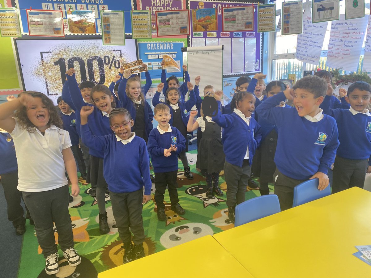 Miss Fisher was so proud of the remarkable #LFP1EF this week for getting 100% attendance! We can’t wait for our golden time next week! #EveryDayCounts @lea_forest_ht @AETAcademies @lfp_dht_mrw @lfpdep @BirminghamEdu