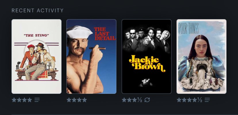 rfiore14's tweet photo. @letterboxd Could ya melt the cheese on there for the chief? https://t.co/UyyBDwL4iU