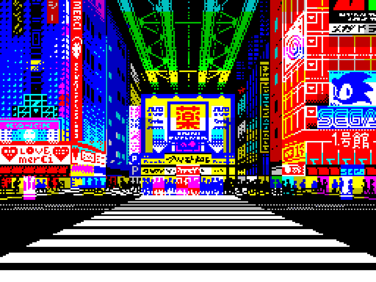 Friday night #pixelart #ドット絵 #ZXSpectrum