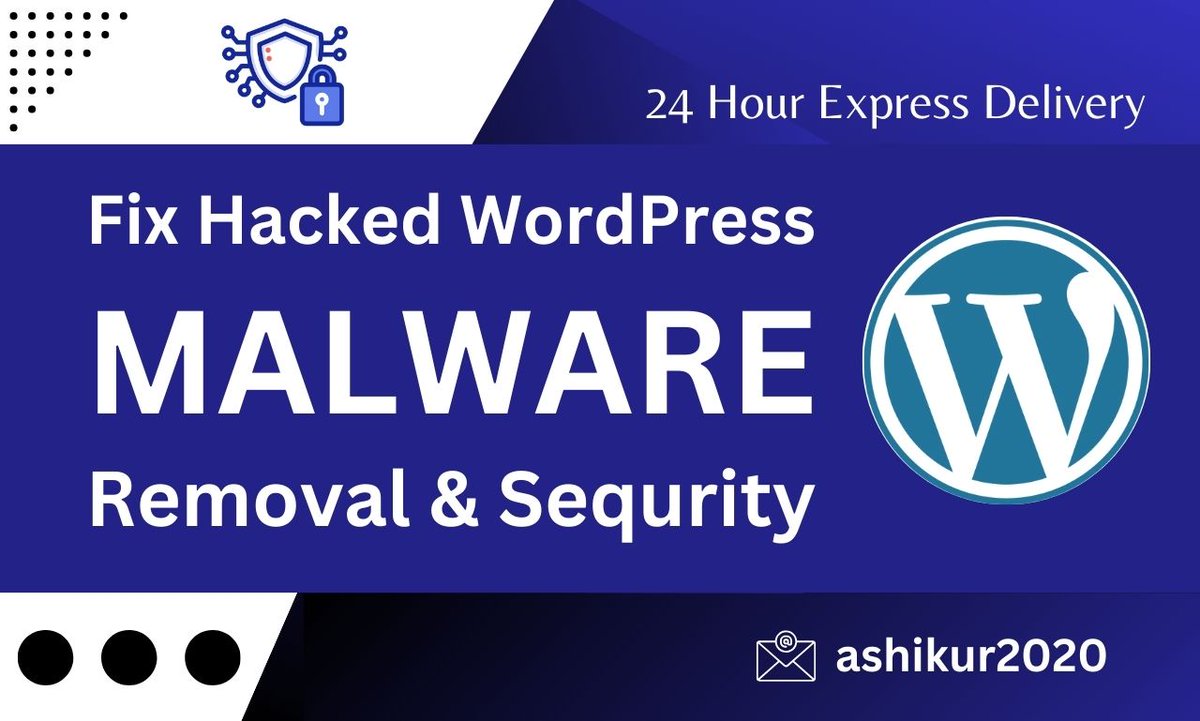 ashikur2020's tweet photo. Are you looking for someone who can help provide security for your website?
#malwareremoval #wordpresssecurity #wordpressmalware #wordpresshacked #cleanmalware
https://t.co/a1EK3nMdVq https://t.co/CaFxDNW1EC