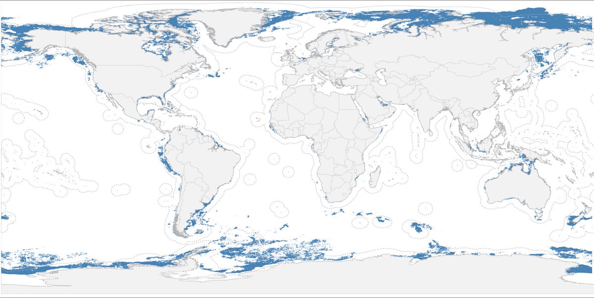 TheWCS's tweet photo. Highly productive marine areas are essential to future conservation efforts that can help achieve #30x30, new paper co-authored by WCS says.

Over 18M km2 of highly productive waters with low human impact exist and most lack legal protections. https://t.co/P9yaDipMqR https://t.co/umMFzHUdlW
