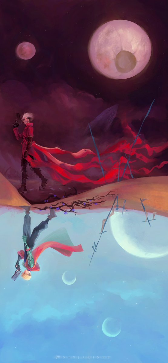 A begginer’s guide to destroy the moon — Foster the people

#trigun #trimax #tristamp #Vashthestampede #Vash #fanart