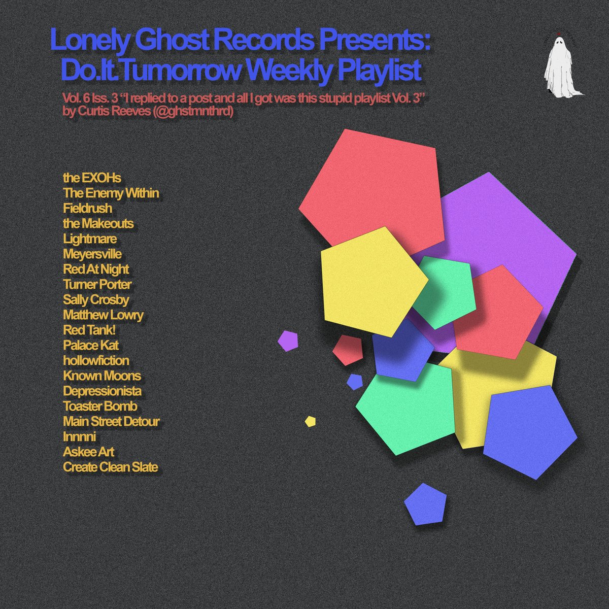 We got a new playlist from <a href="/ghstmnthrd/">Curtis L. Reeves Jr.</a> featuring your music that you shared with us!! Ft. @ChrisCanberg <a href="/thisisspires/">POOOORKLIFFTTTT</a> @FieldrushUSA <a href="/themakeouts/">Make Keene</a> <a href="/lightmaredc/">Lightmare</a> @baldandappalled <a href="/Red_at_night/">Red At Night</a> <a href="/itsturnerporter/">Turner Porter</a> <a href="/UnpRfect/">Sally Crosby</a> <a href="/MatthewLowry711/">Matthew Lowry</a> <a href="/redtankmusic/">Red Tank!</a> palace kat <a href="/_hollowfiction/">𝐇𝐎𝐋𝐋𝐎𝐖 𝐅𝐈𝐂𝐓𝐈𝐎𝐍</a> 1/2