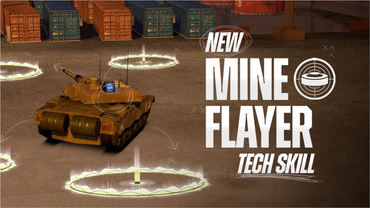 PlayWarMachines's tweet photo. 💥 The Challenger III’s Mine Flayer tech will reveal all land mines around your tank and allow you to run over one mine safely, without taking damage, once every 25 seconds. 

⏲️ A small monitor on your turret helps to track these effects and cooldown.

#PlayWarMachines #Tier11 https://t.co/vbKVJwZFeN