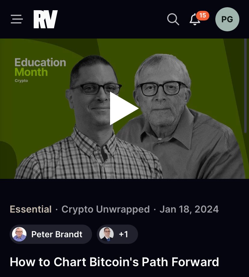 RealVision's tweet photo. 𝗛𝗼𝘄 𝘁𝗼 𝗖𝗵𝗮𝗿𝘁 #𝗕𝗶𝘁𝗰𝗼𝗶𝗻

As part of Education Month, @AshBennington talks to master chartist @PeterLBrandt 🧙‍♂️, about how he applies his knowledge, experience, and skillset to #BTC.

1/7 https://t.co/7JoWduLjy1