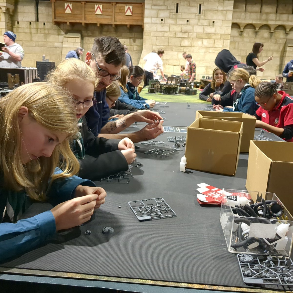 Starting the model maker's badge at Warhammer World #somuchmore