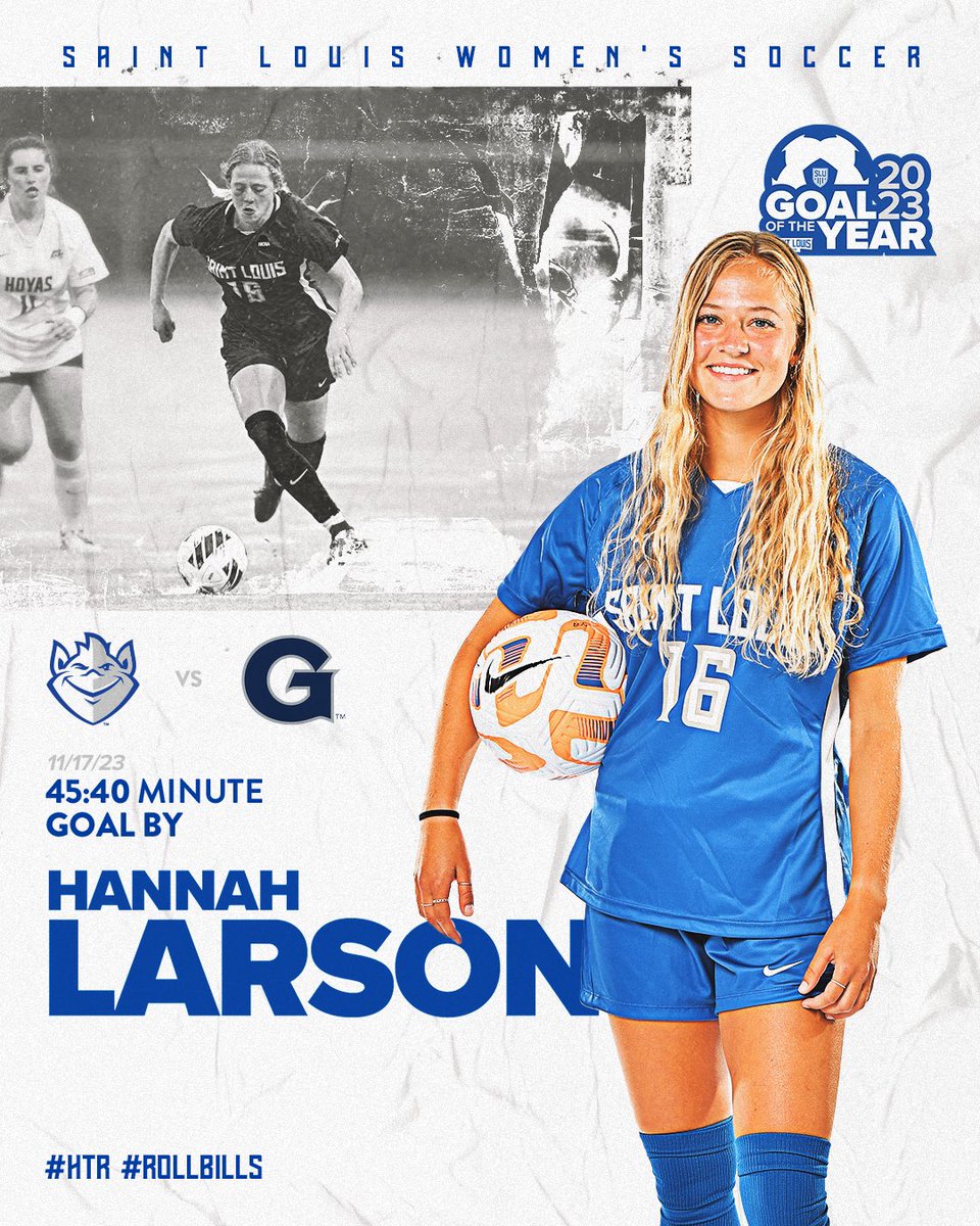 SLUWSoccer's tweet photo. 𝐎𝐮𝐫 𝐬𝐞𝐜𝐨𝐧𝐝 𝐆𝐨𝐚𝐥 𝐨𝐟 𝐭𝐡𝐞 𝐘𝐞𝐚𝐫 𝐧𝐨𝐦𝐢𝐧𝐚𝐭𝐢𝐨𝐧 𝐢𝐬 𝐇𝐚𝐧𝐧𝐚𝐡 𝐋𝐚𝐫𝐬𝐨𝐧’𝐬 𝐠𝐨𝐚𝐥 𝐚𝐠𝐚𝐢𝐧𝐬𝐭 𝐆𝐞𝐨𝐫𝐠𝐞𝐭𝐨𝐰𝐧, 𝐝𝐮𝐫𝐢𝐧𝐠 𝐭𝐡𝐞 𝐑𝐨𝐮𝐧𝐝 𝐨𝐟 𝟑𝟐. Coming in hot 🔥 and scoring within the first minute of the second half #HypeMeUpCoach https://t.co/6tUtlSWXb0