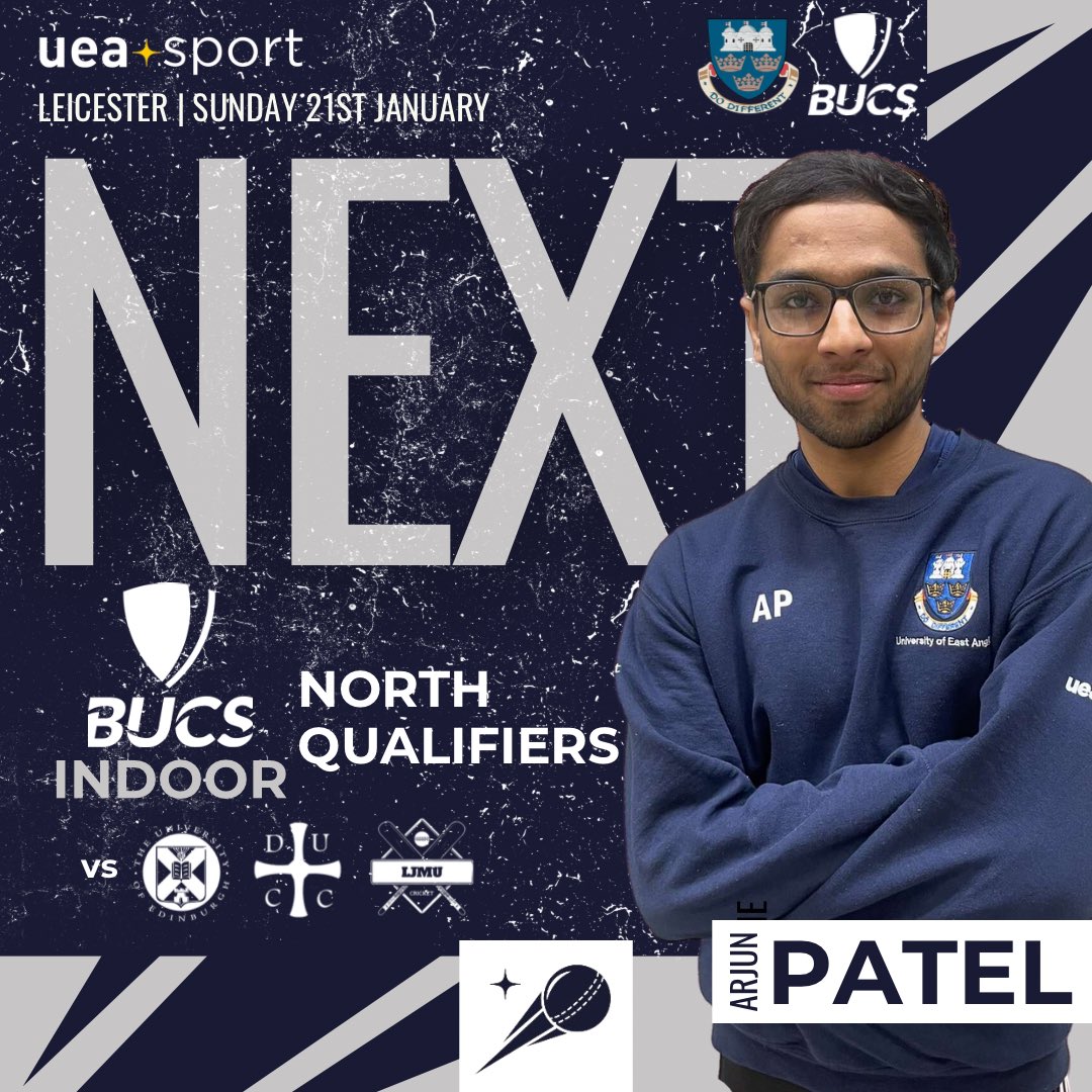 On Sunday the 1st Team return to Leicester for the North Qualifiers of the BUCS Indoor competition. 

They went unbeaten in the group stage and need to come top two in the group for a place in the last 8 in the country and a place at finals day at Edgbaston.