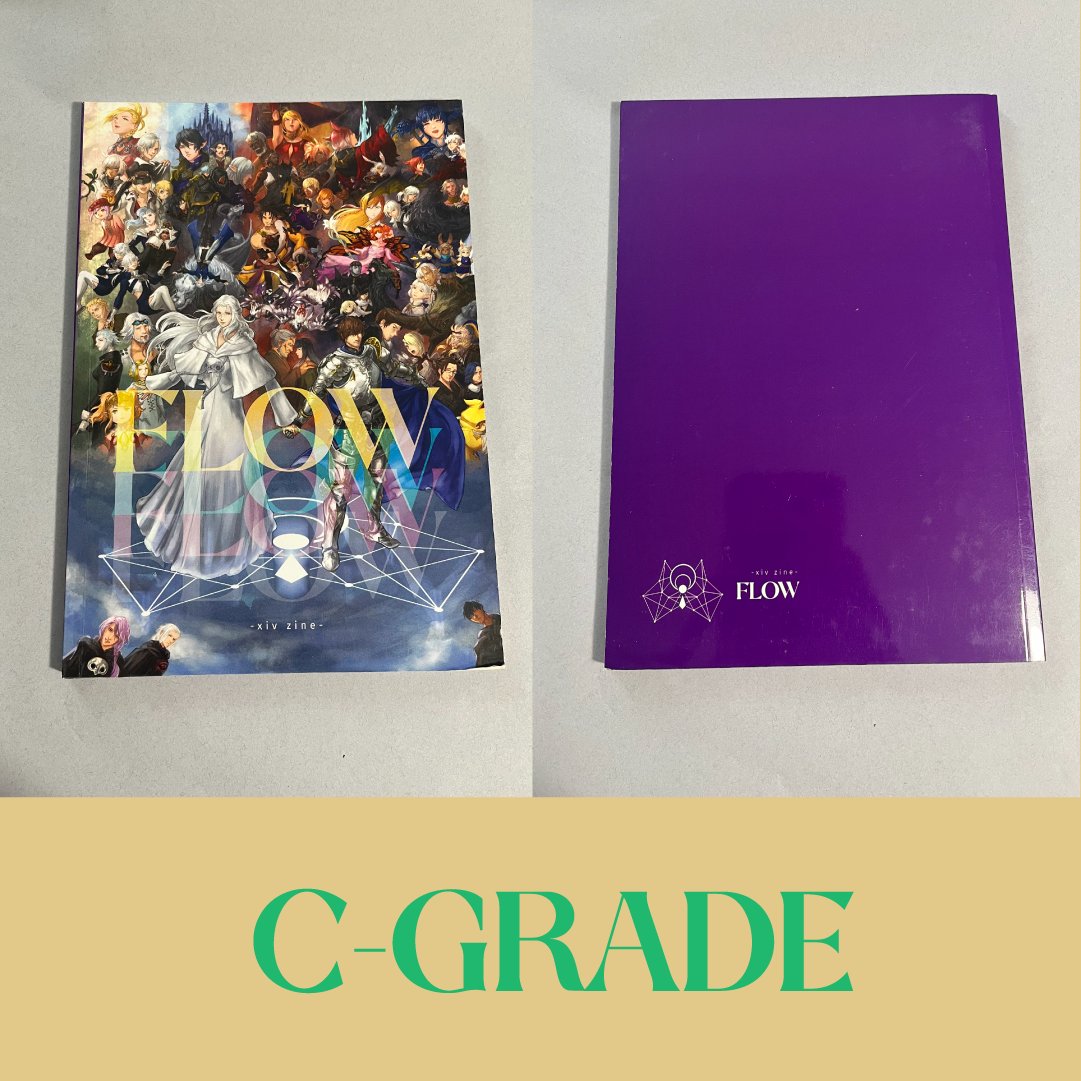 flowXIVzine's tweet photo. Regarding the grade C and damaged books: We encountered an issue during transit for our initial book order, causing us to place a new order. 

Initial batch came with a few issues. Below are an example of what you can expect of these books. https://t.co/4PXkQbtbmr