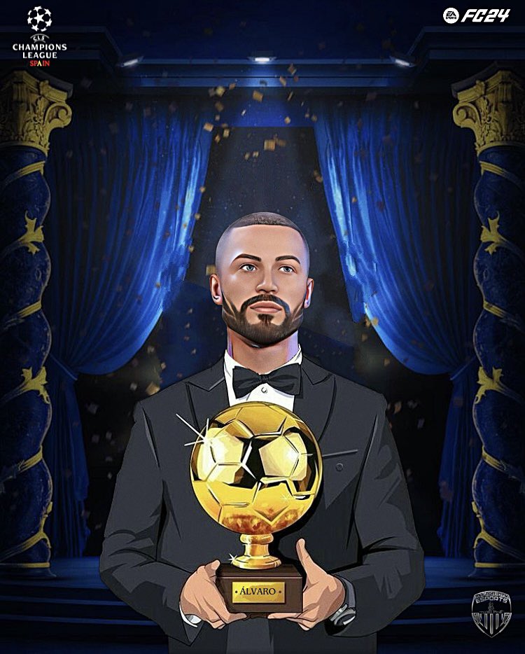 #ClubesPro #EAFC24 

🏆ℂ𝕙𝕒𝕞𝕡𝕚𝕠𝕟𝕤 𝕃𝕖𝕒𝕘𝕦𝕖 𝕊𝕡𝕒𝕚𝕟🏆

📣 ¡El central del <a href="/Malaga_eSports_/">Málaga eSports</a> se corona como el MVP de la temporada con un 65% de votos! 🏆🎮

 ¡Felicidades al ganador del Golden MVP <a href="/alvaro_romero03/">Alvaro_mlg3</a>!🥇

#𝑀𝑉𝑃𝐶ℎ𝑎𝑚𝑝𝑖𝑜𝑛𝑠𝐿𝑒𝑎𝑔𝑢𝑒𝑆𝑝𝑎𝑖𝑛🤩