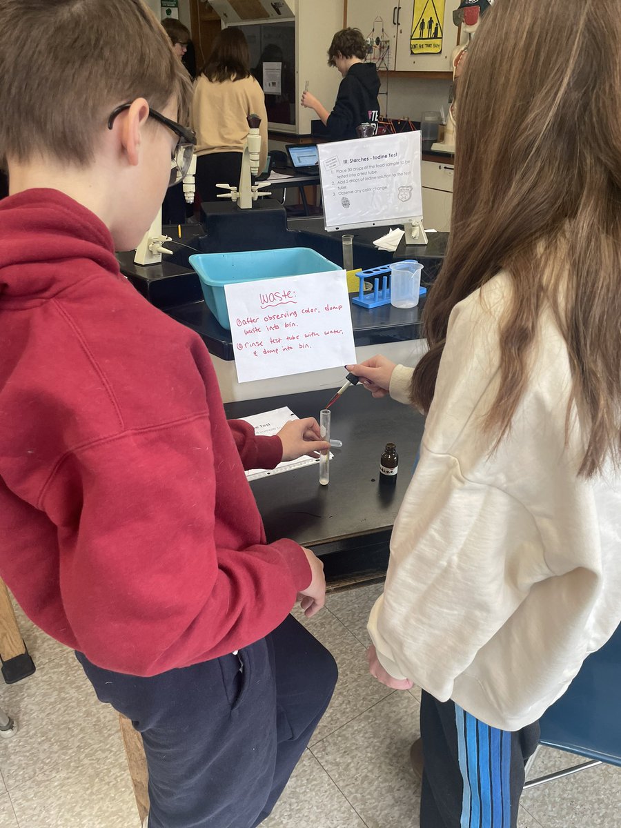 Ms. Silvestri (@ms_msilvestri) on Twitter photo The 7th grade wrapped up the human body unit this week with a murder mystery biomolecules lab! In order to solve the mystery, the students tested unknown “stomach contents” for different biomolecules to identify the last meal consumed by the victim <a href="/wyckoffschools/">wyckoff schools</a> <a href="/WPSEisenhower/">Eisenhower Middle School</a> The 7th grade wrapped up the human body unit this week with a murder mystery biomolecules lab! In order to solve the mystery, the students tested unknown “stomach contents” for different biomolecules to identify the last meal consumed by the victim <a href="/wyckoffschools/">wyckoff schools</a> <a href="/WPSEisenhower/">Eisenhower Middle School</a>