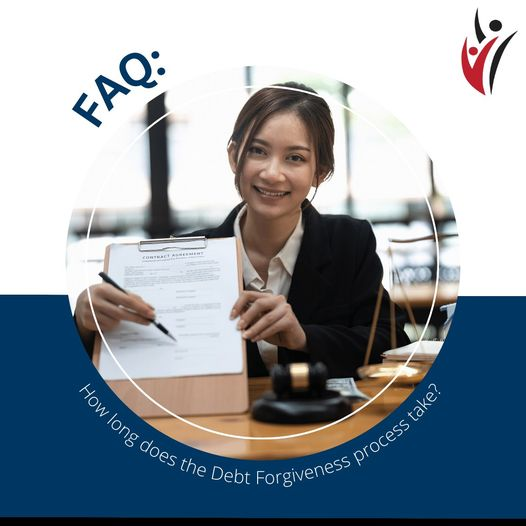 NSDFCGroup's tweet photo. FAQ: How long does the Debt Forgiveness process take? 
The duration varies based on your unique situation and the debt forgiveness program chosen. Our team works efficiently to expedite the process. Give us a call to learn more.
https://t.co/SEH2BjwLip https://t.co/LK2zw7xa2Z