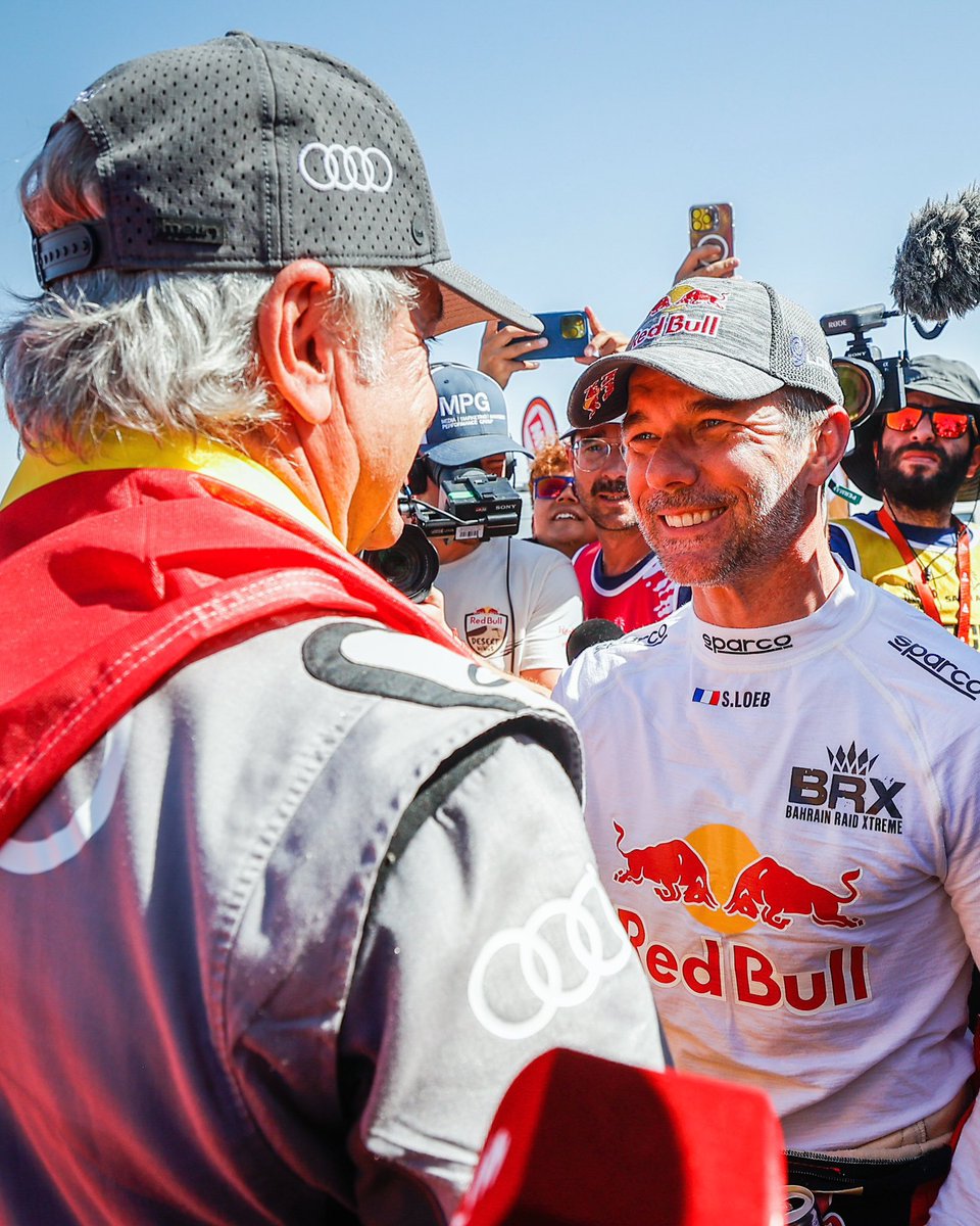 .<a href="/SebastienLoeb/">Sébastien Loeb</a> congrats on a great Dakar!
You know how much I respect you. Once again, it has been a pleasure to fight with you on track!