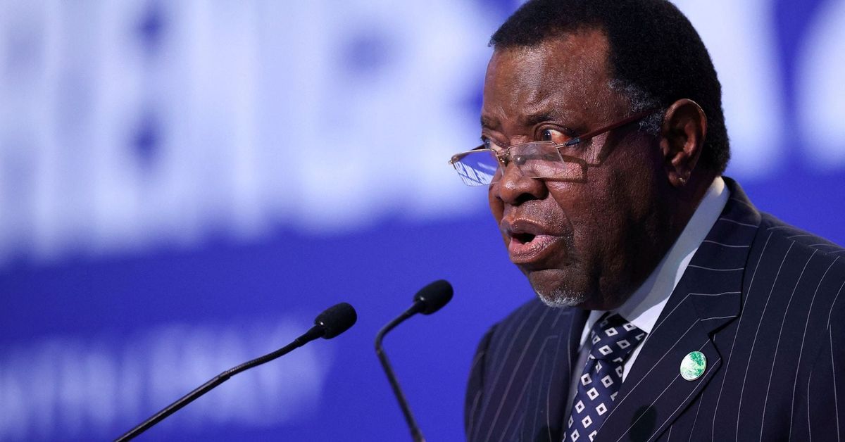 Namibia's president Geingob to undergo cancer treatment, presidency says reut.rs/3tZ1Edd