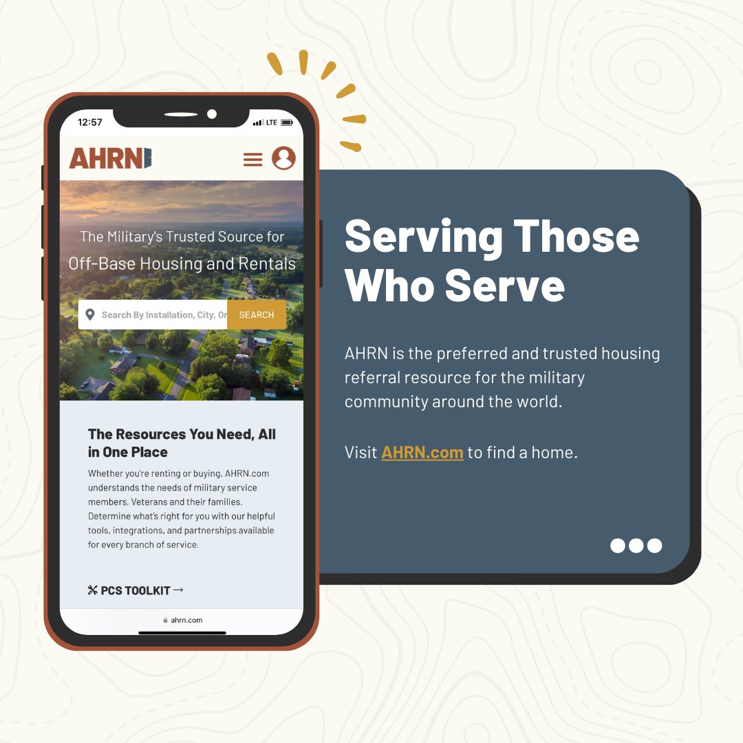 Discover the exclusive benefits of AHRN for military personnel and their families! 🏡 Experience valuable resources designed to meet your unique needs and challenges. Check out AHRN.com today! ✨
#MilitaryFriendlyListings #AHRN #Military #militaryfamily #housing