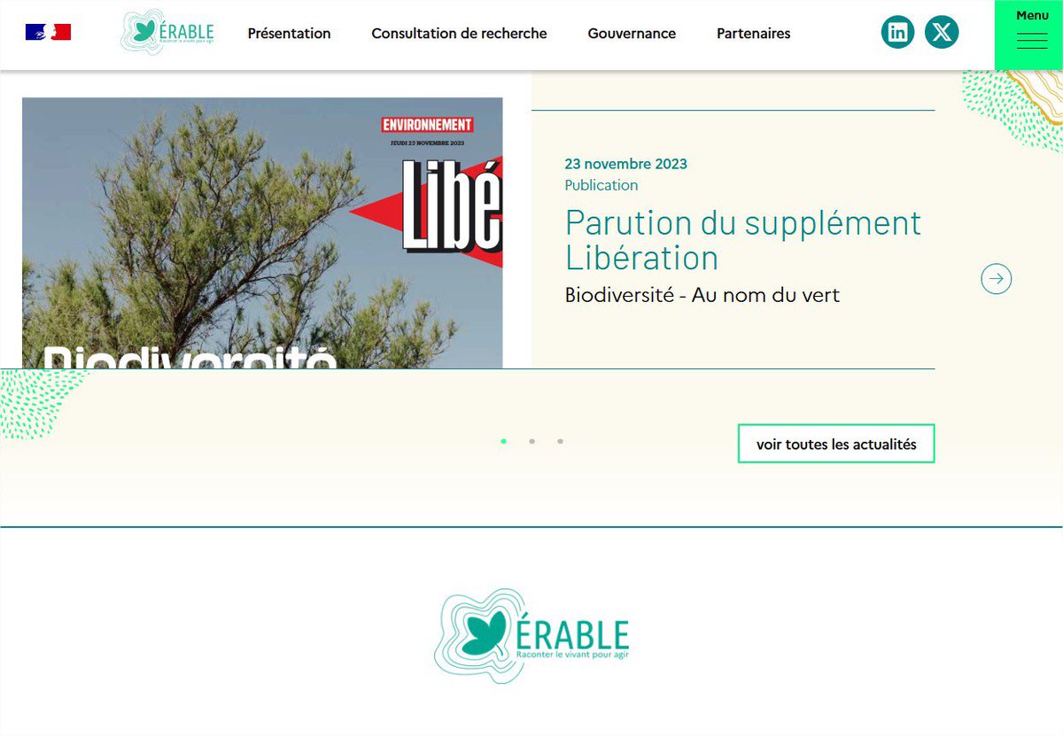 erable_program's tweet image. 📣 Retrouvez les actualités et les informations dédiées au programme #ERABLE sur le dernier-né des sites internet de l’#EPAU : erable.archi.fr