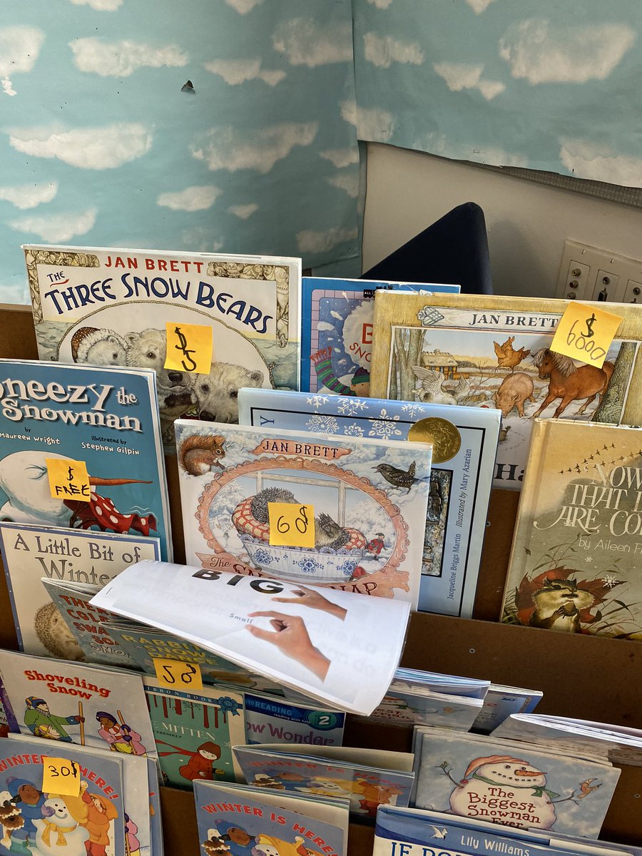 Indoor recess turning our book nook into a book store. 😃<a href="/AHSD25Patton/">Patton Elementary</a>