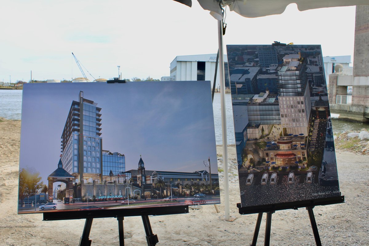 MobileConvCtr's tweet photo. New year, new things coming to our beautiful Port City. River Walk Plaza coming soon! 🏙️ https://t.co/y4SpaoOJ9Y