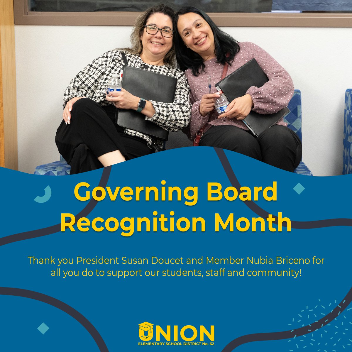 January is #SchoolBoardRecognitionMonth! Our Governing Board members spend countless hours of unpaid time working to provide the best possible education for our students. Projects like our transportation yard relocation and more do not happen without their support and leadership.