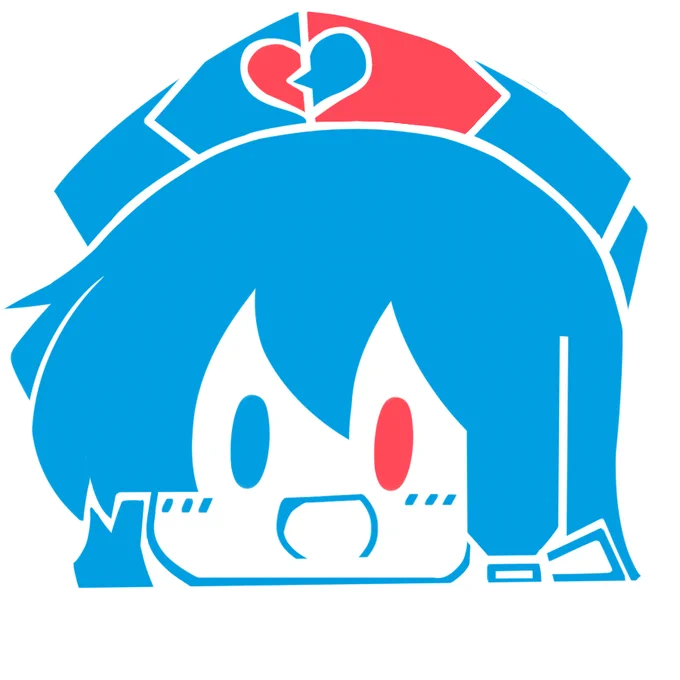 雨晴はうちゃんの顔アイコン完成しましたーご自由におつかいくださいー 