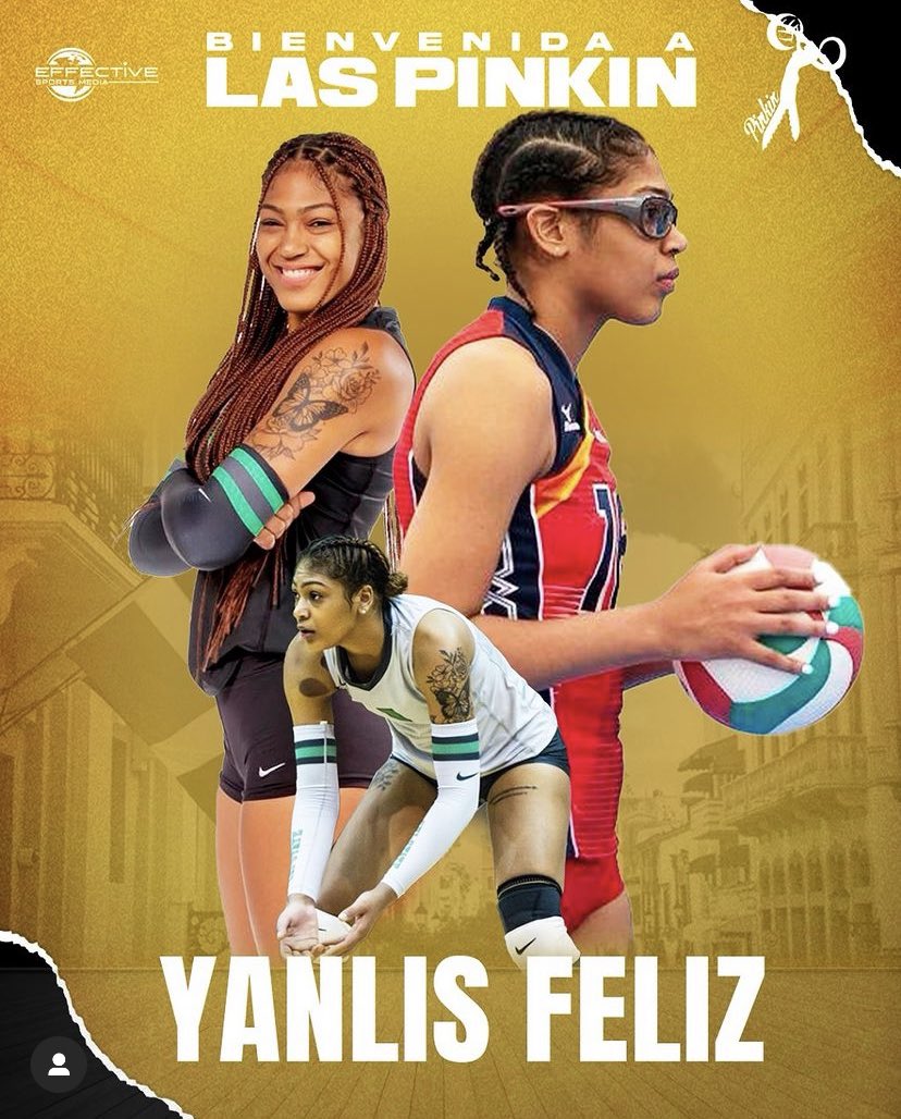 🏐🏐🏐🏐🏐🏐🏐🏐

Congratulations to Yanlis Feliz who is making her pro volleyball debut today against Criollas de Caguas

Her team, the Pinkin Scissors based out of Corozal, Puerto Rico, are the two-time defending champions of the LVSF league

Good luck Yanlis!!