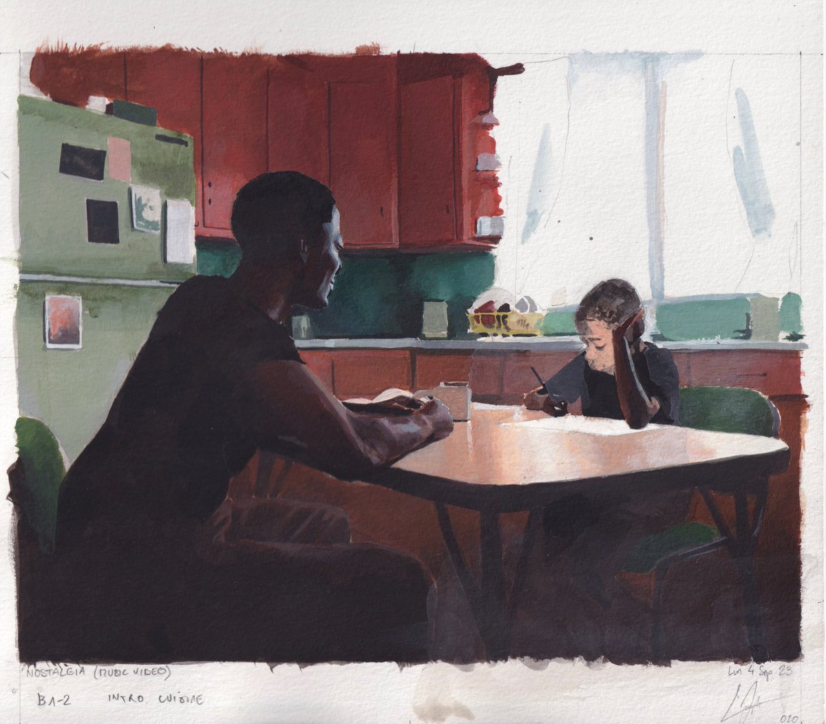 Nostalgia 

Acrylique sur papier