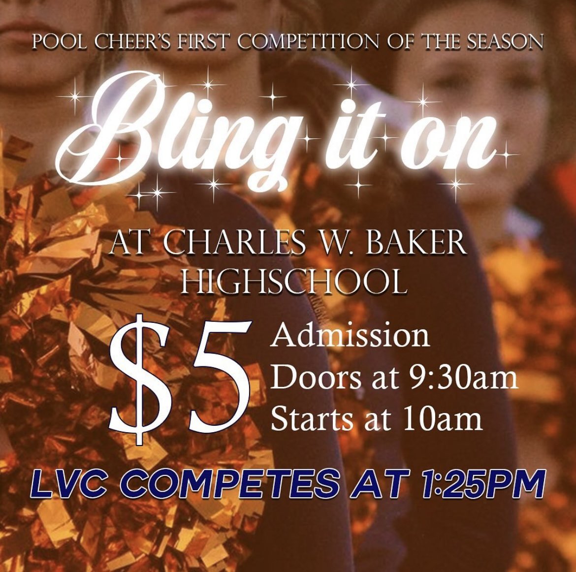 We are so excited for our first competition of the season tomorrow! Come out and show your support at Charles W. Baker high school, LVC competes at 1:25pm🧡<a href="/LCSDAthletics/">Liverpool Athletics</a>