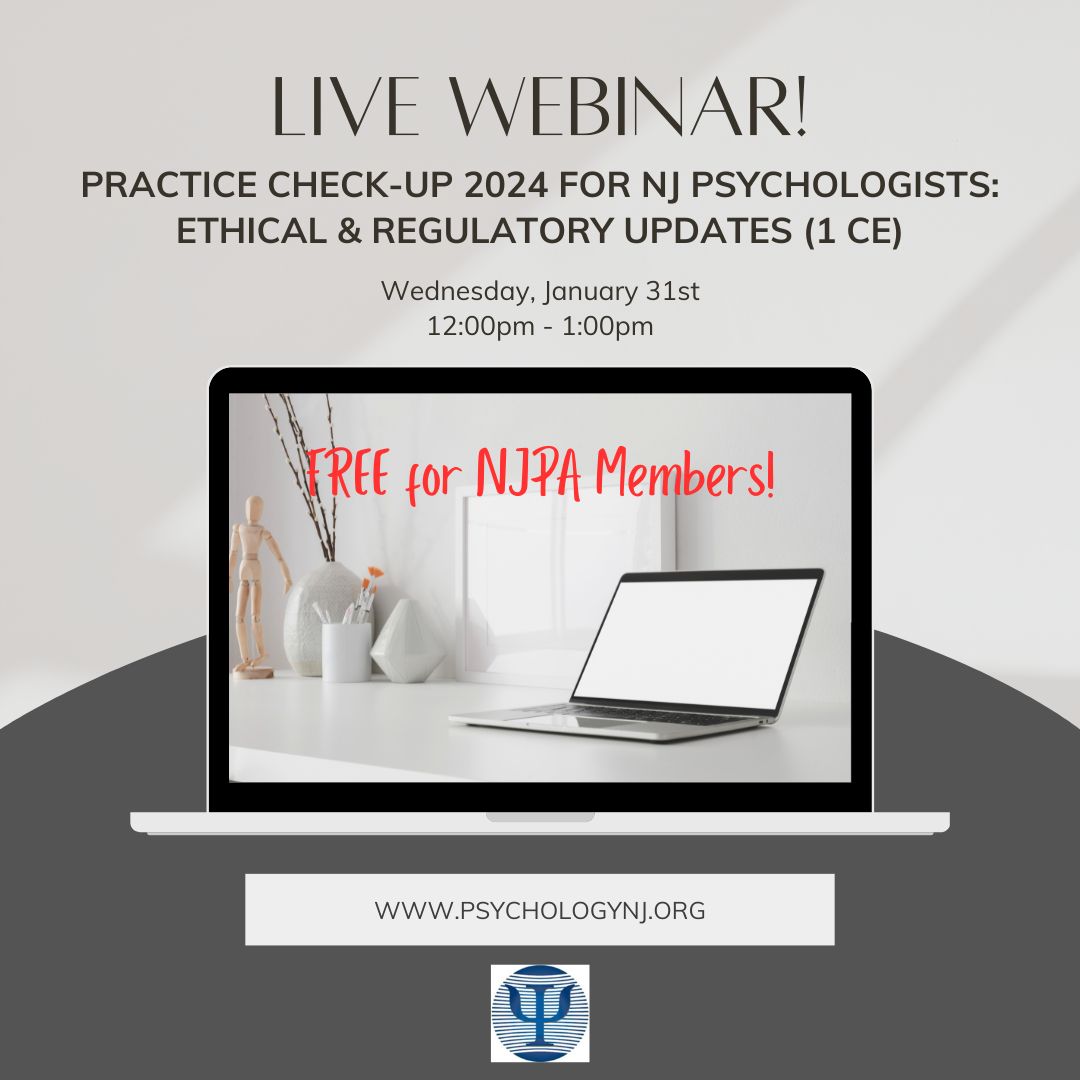 Confused about the jurisprudence orientation? A little vague about NJ Regs on Telehealth? Feel like information overload and don't know where to start? This webinar will help you better understand the answers to these and some other common questions. buff.ly/3vF415E