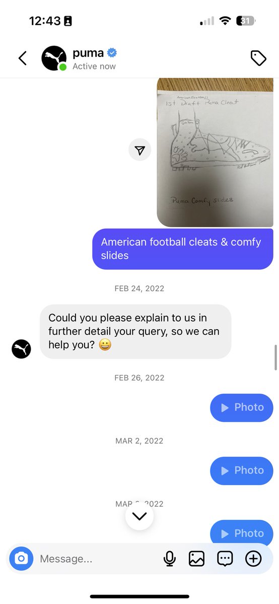 Heyy puma to answer you question. COO of American football division. 🫡🤞🏾