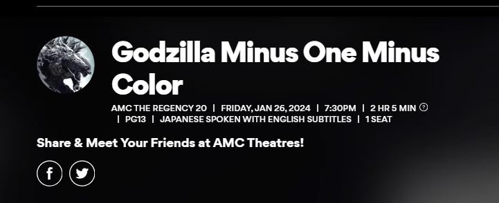 EmperorBigD's tweet image. One.
Last.
Ride.

#GodzillaMinusOneMinusColor #GodzillaMinusOne