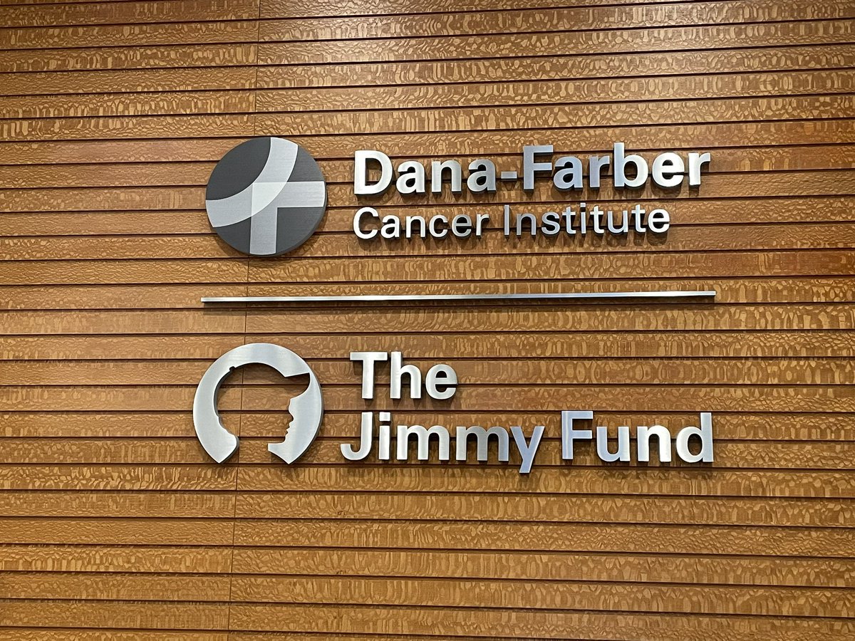 Fit in a visit across Boston to @DanaFarber @DanaFarber_GU this AM — wonderful seeing @bergsa83 @BradMcG04 @DrChoueiri! These buildings have somehow expanded since my @harvardmed days 😂😅
