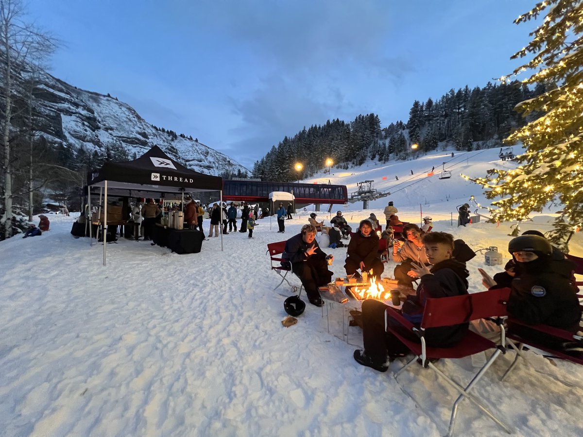 On Wednesday night we launched our Après Ski Collection with an event <a href="/SundanceResort/">Sundance Resort</a>. Here are some of the highlights. 

-600 pancakes served
-500 free lift tickets
-countless smiling faces

We're grateful for you, and partners like Sundance that allow us to do events like this!