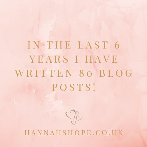 HannahEDeakin's tweet image. Happy 6th Blog Anniversary! In the last 6 years Hannah&apos;s Hope has written 80 blog posts! 🥳🎉

#blogger #disabledblogger