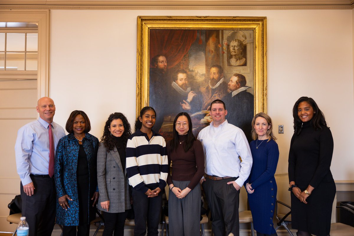 ❄️ It’s *snow* secret that Hoyas are thrilled to meet our Fellows, and we got this morning started with interviews with student publications. Thank you to @thehoya, @GTownVoice and @OnTheRecordGU for getting the first scoop on our Spring 2024 Class.
