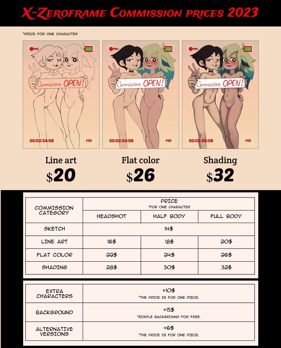 X_Zeroframe's tweet photo. COMMISSIONS OPEN!!! || X-Zeroframe || If you are interested, you can contact me for more information (Pixiv, Twitter or email) ❤️

#R18 #Original #theowlhouse #commission #commissionsopen #Rule34 #cartoon #カートゥーン #cartoon #TOH #disney #VEE #r34 #Hilda #TheLoudHouse #kaisa https://t.co/YIkHoQVKoO