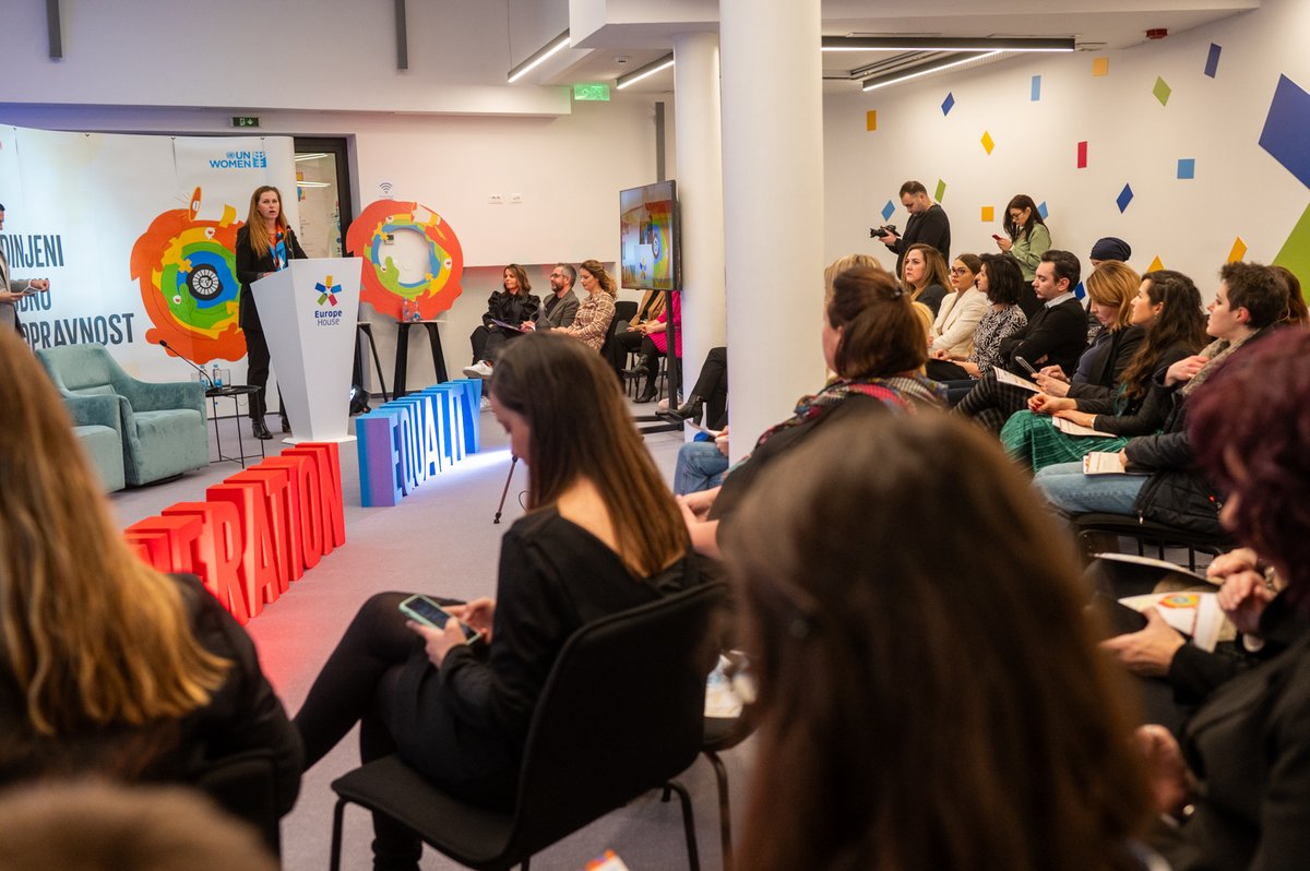 unwomenbih's tweet photo. @bitalliance @MaglaOkoNas Thank you to all of today's panelists &amp; private sector reps. for participating in this insightful discussion &amp; sharing valuable practices &amp; experiences.👥

We extend our invitation to everyone - join us in creating a more equitable future for all.🤝

United for #GenderEquality!✊ https://t.co/y3WGsQEXT7
