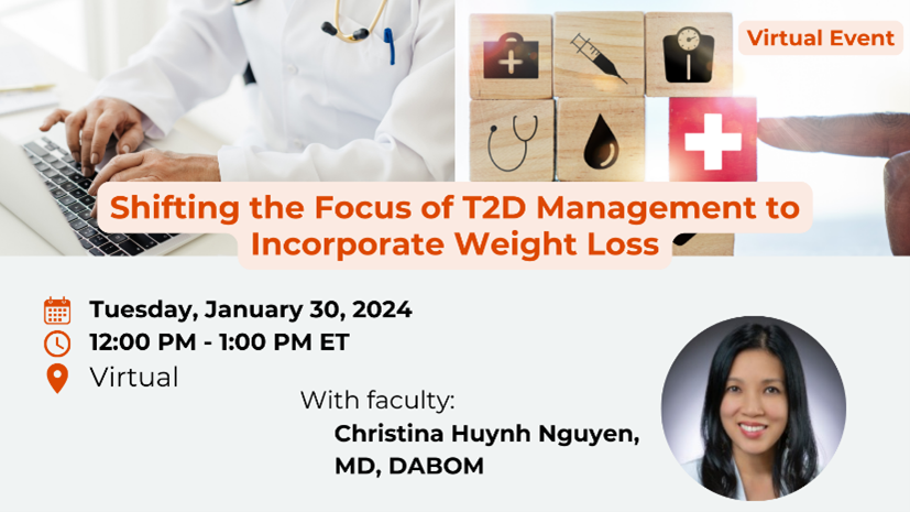 foothillsahec's tweet photo. Learn the latest in #T2DManagement! 📅 Join us for the first of three virtual webinars in the series with @CNTNguyenMD. Explore the pathophysiology of obesity and its critical connection to type-2 diabetes.

👉 Register: https://t.co/QavQ4Ek9F7 https://t.co/9oTGqQphTO