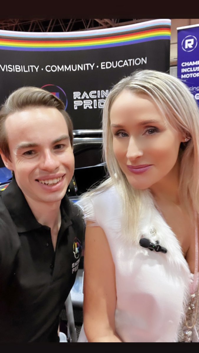 Thank you to <a href="/RoadTo_F1/">RoadTo_F1</a> for recording this interview at the Autosport International show last weekend carrying the message that Racing Pride is for everyone who shares our values and our vision and who wants to help us to make the sport more inclusive.

youtu.be/e9rHp_76nrA?si…