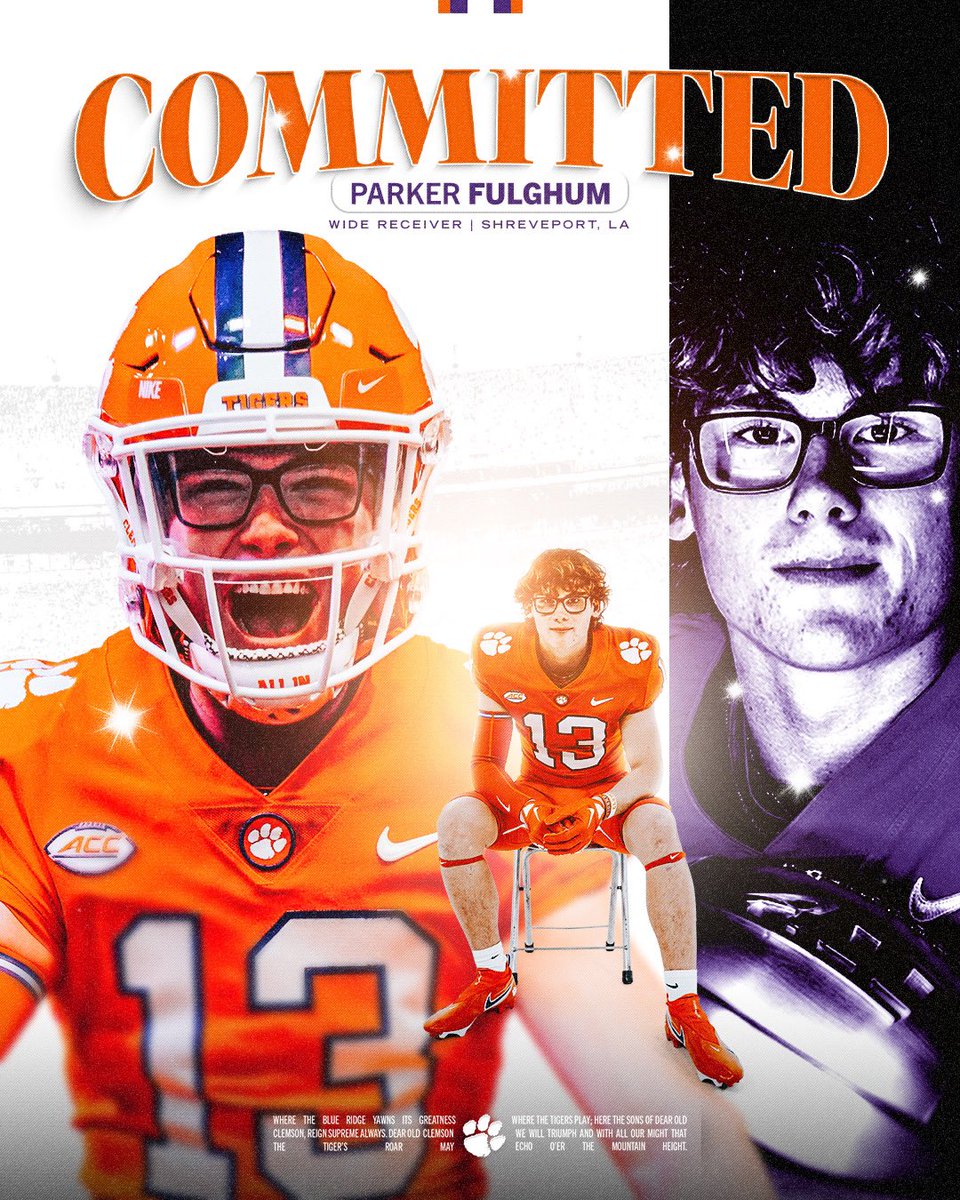 Home📍 @ClemsonFB @Coach_Grisham @CoachGRiley