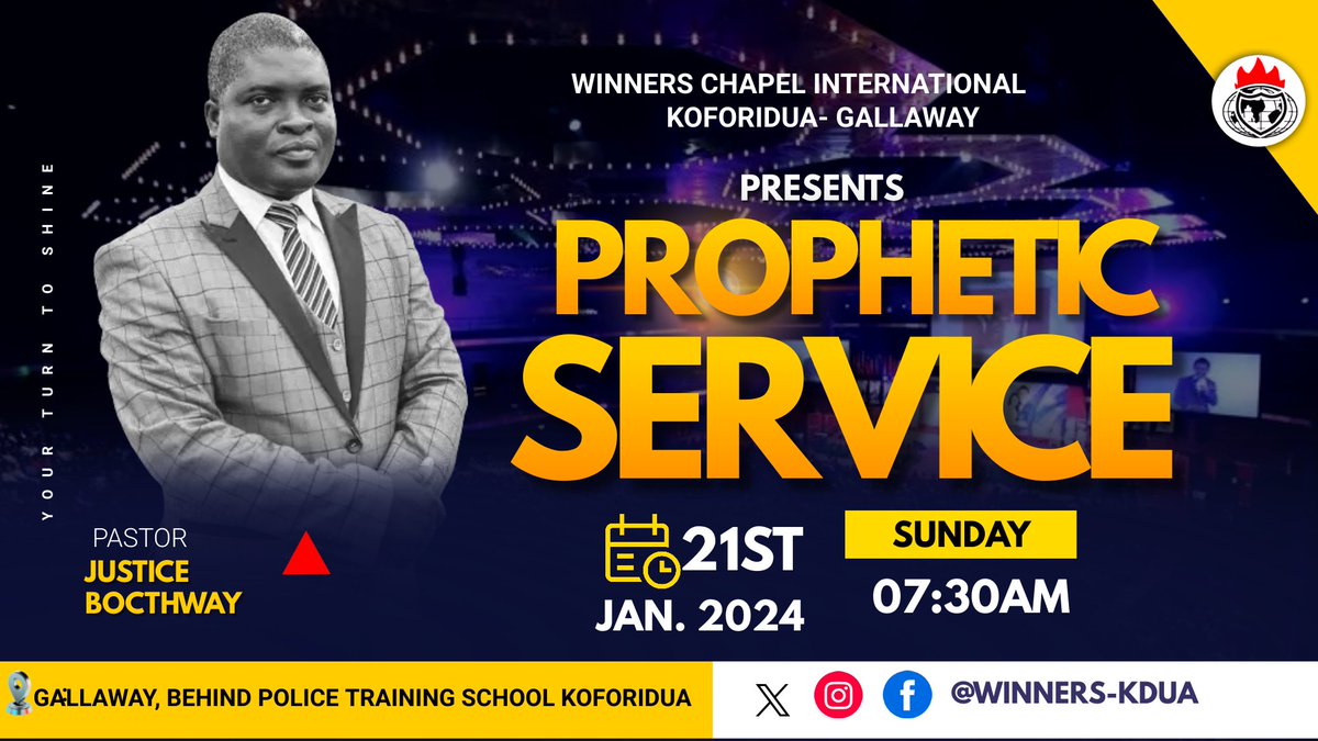 Winners_Kdua's tweet photo. Joìn us this Sunday  to have unforgettable experience with Christ.
#fortune2024
#WCI
#HomeOfWonders https://t.co/tPUiGwW7FY