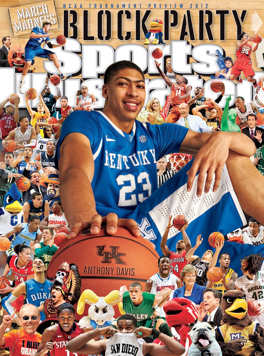 coleadamss's tweet photo. Sports Illustrated basically died today which makes me want to look back at my favorite magazine release every year when I was a kid: The March Madness Preview https://t.co/TNEuQ36CJa