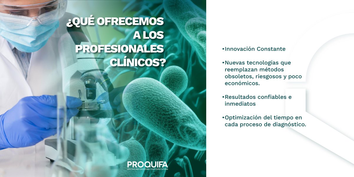 PROQUIFA's tweet image. Brindamos soluciones innovadoras para profesionales como tú. Nos especializamos en la venta de productos de última generación de reconocidos líderes en la industria, como #Microbiologics y #Apacor

Conoce más: bit.ly/48EuWwU